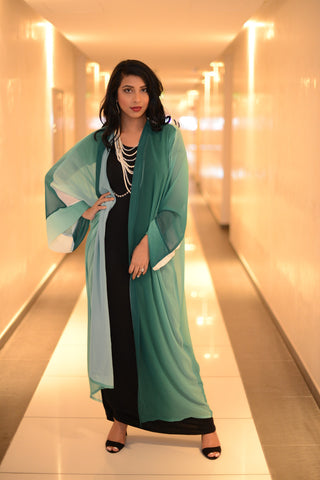 Green on Fleek Kimono Abaya