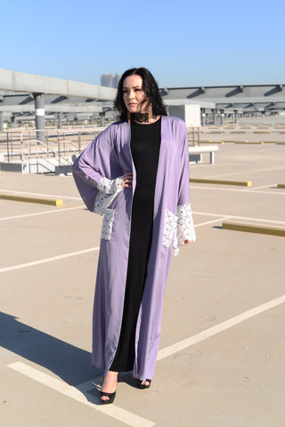 Love and Lace: Purple Kimono