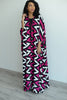 The Fuchsia Zebra Kimono Canvas