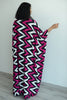 The Fuchsia Zebra Kimono Canvas