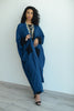 Teal City Bloxx Batwing Kimono