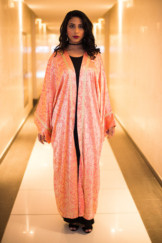 Queen Coral Kimono Abaya