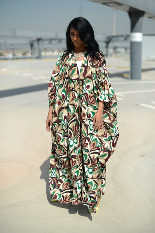 Natures Fifties Kimono Canvas