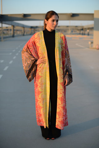 Volcano Flower Kimono Wrap