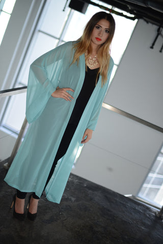 Spearmint Kimono Wrap