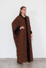 Cocoa with Marshmallows Kimono Abaya