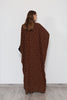 Cocoa with Marshmallows Kimono Abaya