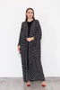 Monochrome Polka Kimono