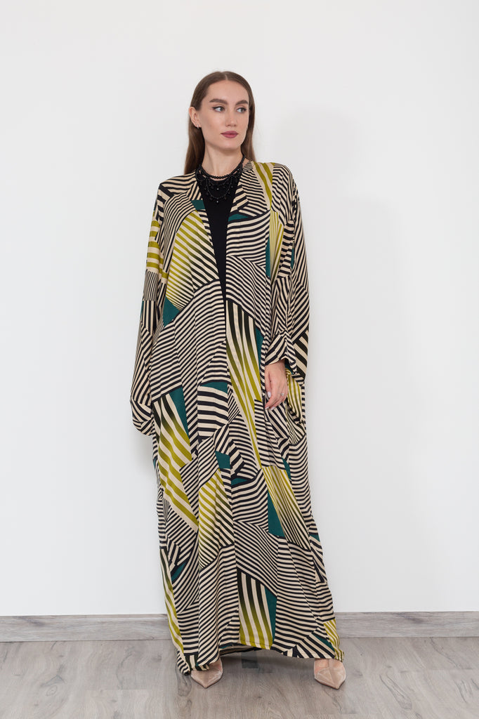 Strike of Lime 2.0 Kimono Wrap