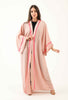 Peachy Pink Feels Kimono Abaya