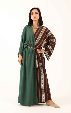 Meadow Desert Hybrid Kimono Abaya